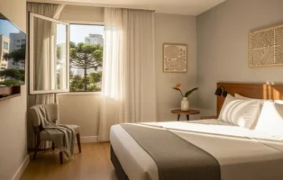 Confira 3 hotéis no bairro Água Verde em Curitiba