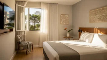 Confira 3 hotéis no bairro Água Verde em Curitiba