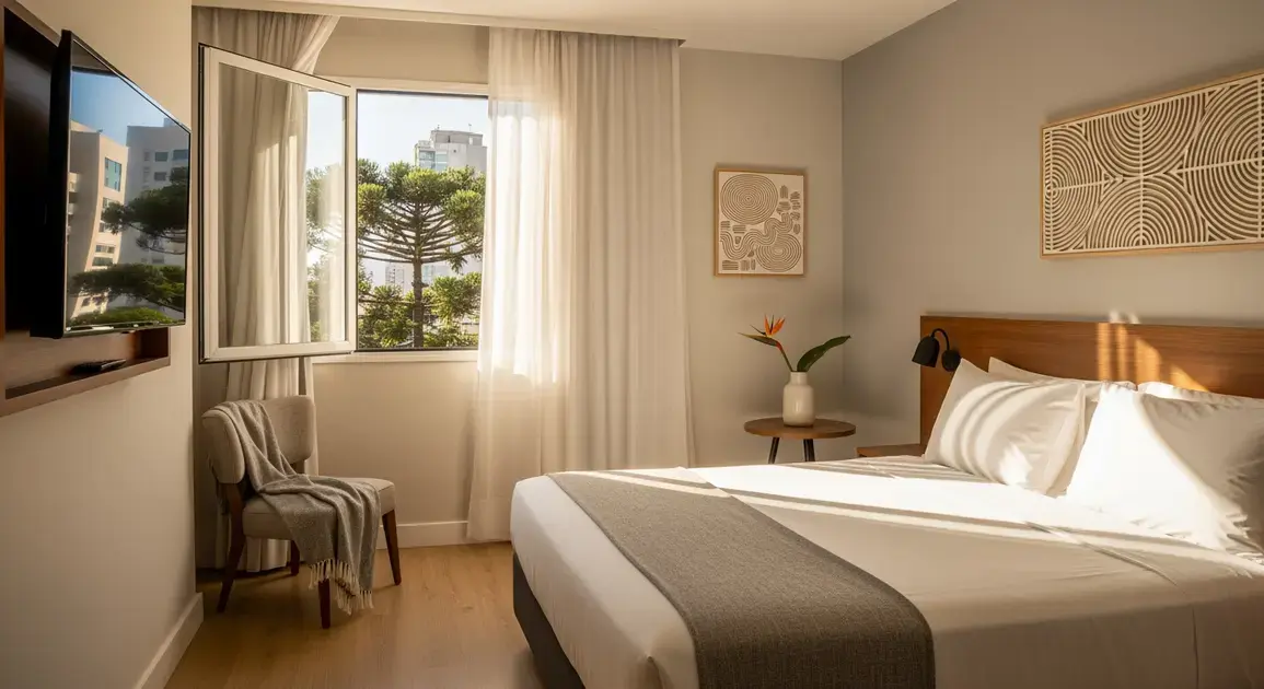 Confira 3 hotéis no bairro Água Verde em Curitiba