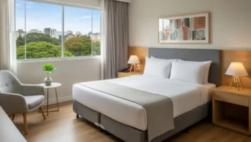 Confira 3 hotéis próximos ao Shopping Barigui em Curitiba